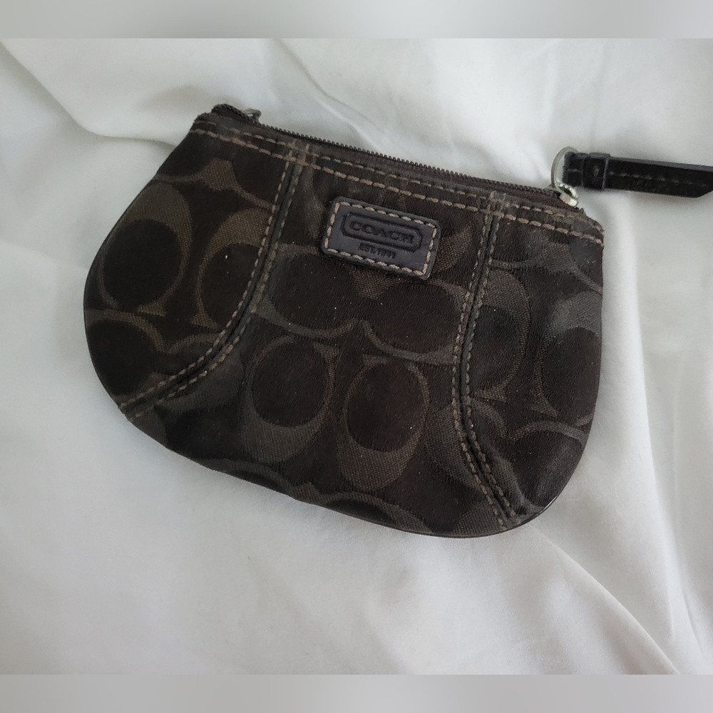 Coach Brown Mini C Wallet